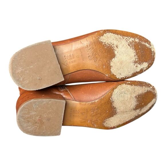 Sézane Low Léa Handcrafted Flat Ankle Boot in Natural Heritage Leather. Sz 6.5 - Picture 12 of 12